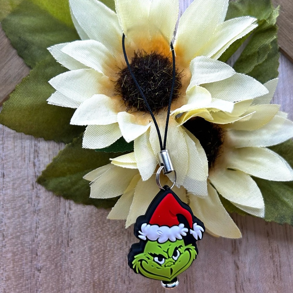 The Grinch Phone Charm